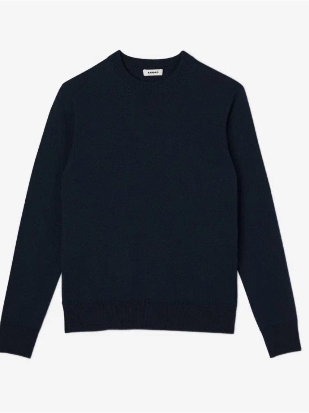Sandro Merino Wool Crewneck Sweater size 44 Small